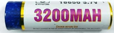 3200 mAh L-ion BATTERY